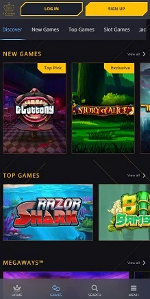 21 Casino mobile