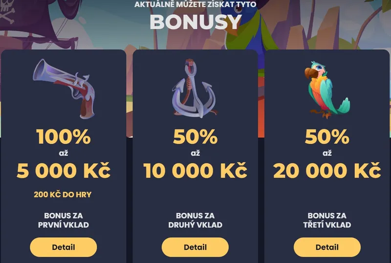 ecasino.cz - Bonusy